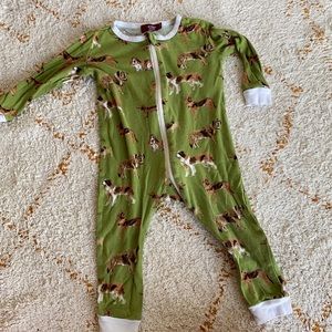 MilkBarn Dog Zip Romper
